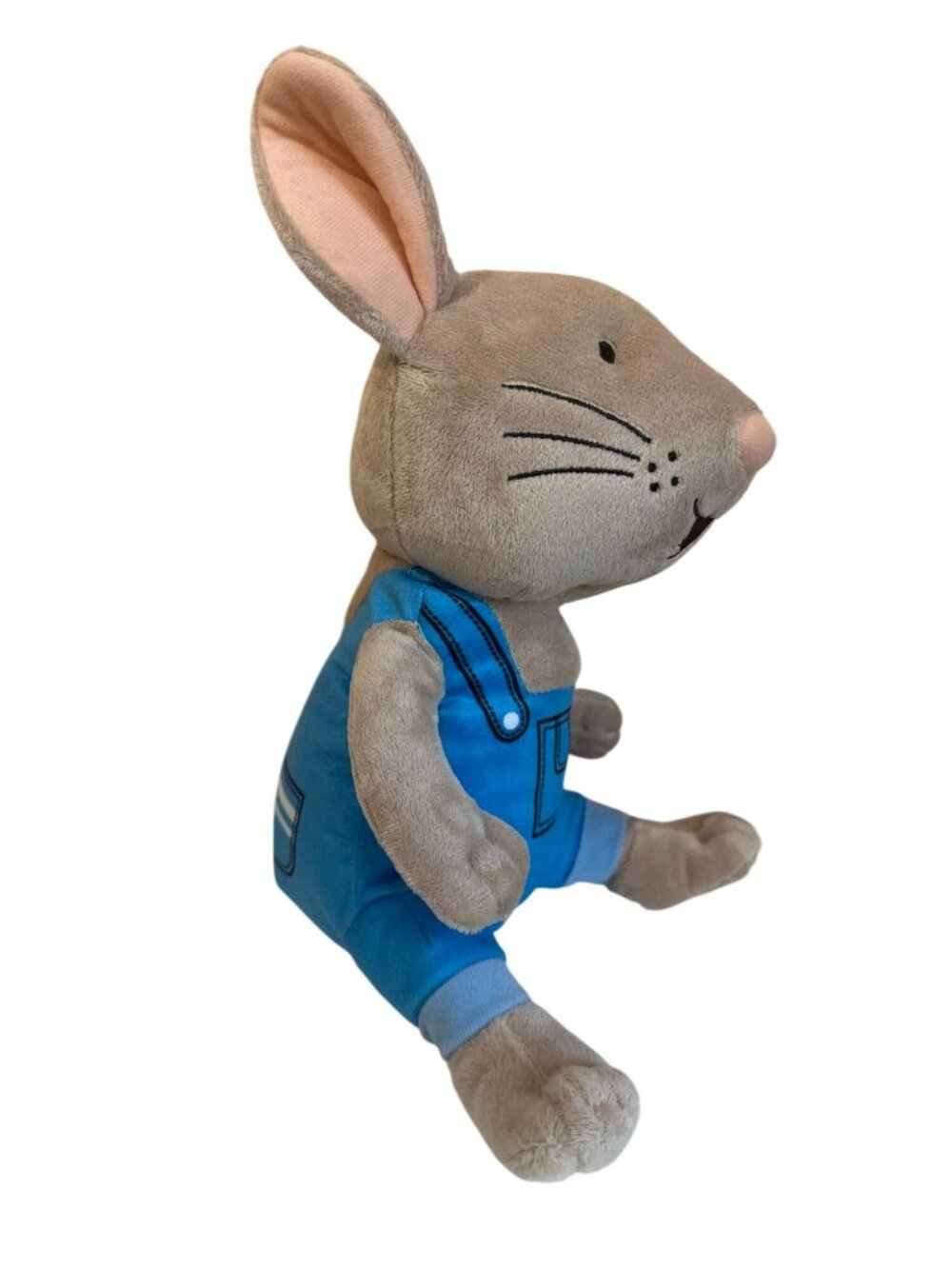 Kohls Cares If You Give A Mouse A Cookie Plush Toy Gray Mouse In Blue Overalls - Picture 7 of 7